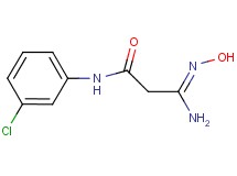 3-amino-N-(3-chlorophenyl)-3-(hydroxyimino)propanamide