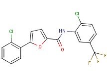 5-(2-chlorophenyl)-N-[2-chloro-5-(trifluoromethyl)phenyl]-2-furamide