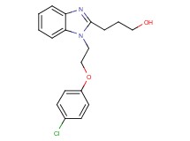 3-{1-[2-(4-chlorophenoxy)ethyl]-1H-benzimidazol-2-yl}-1-propanol