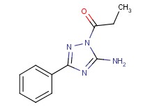 3-phenyl-1-propionyl-1H-1,2,4-triazol-5-amine