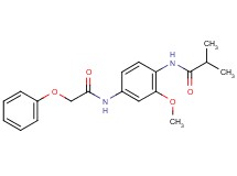 N-{2-methoxy-4-[(phenoxyacetyl)amino]phenyl}-2-methylpropanamide