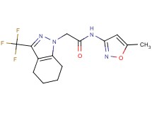 N-(5-methyl-3-isoxazolyl)-2-[3-(trifluoromethyl)-4,5,6,7-tetrahydro-1H-indazol-1-yl]acetamide
