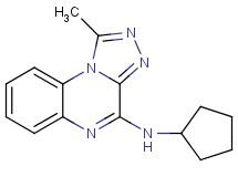 N-cyclopentyl-1-methyl[1,2,4]triazolo[4,3-a]quinoxalin-4-amine