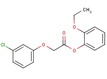 2-ethoxyphenyl (3-chlorophenoxy)acetate