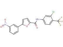 N-[3-chloro-4-(trifluoromethyl)phenyl]-5-(3-nitrophenyl)-2-furamide