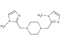 1,4-bis[(1-methyl-1H-imidazol-2-yl)methyl]piperazine hydrochloride
