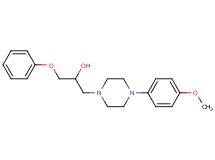 1-[4-(4-methoxyphenyl)-1-piperazinyl]-3-phenoxy-2-propanol dihydrochloride