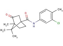 N-(3-chloro-4-methylphenyl)-4,7,7-trimethyl-3-oxobicyclo[2.2.1]heptane-1-carboxamide