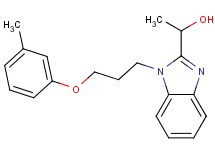 1-{1-[3-(3-methylphenoxy)propyl]-1H-benzimidazol-2-yl}ethanol