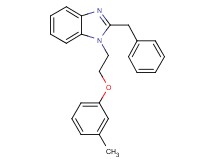 2-benzyl-1-[2-(3-methylphenoxy)ethyl]-1H-benzimidazole