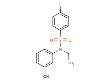 N-ethyl-4-fluoro-N-(3-methylphenyl)benzenesulfonamide