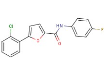 5-(2-chlorophenyl)-N-(4-fluorophenyl)-2-furamide