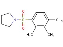 1-[(2,3,4-trimethylphenyl)sulfonyl]pyrrolidine