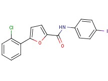 5-(2-chlorophenyl)-N-(4-iodophenyl)-2-furamide