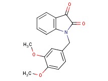 1-(3,4-dimethoxybenzyl)-1H-indole-2,3-dione
