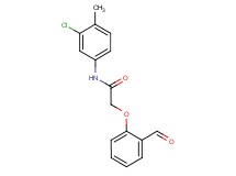 N-(3-chloro-4-methylphenyl)-2-(2-formylphenoxy)acetamide