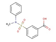 3-{[methyl(phenyl)amino]sulfonyl}benzoic acid