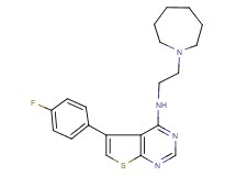 N-[2-(1-azepanyl)ethyl]-5-(4-fluorophenyl)thieno[2,3-d]pyrimidin-4-amine