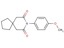 8-(4-methoxyphenyl)-8-azaspiro[4.5]decane-7,9-dione
