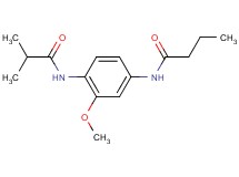 N-[4-(isobutyrylamino)-3-methoxyphenyl]butanamide