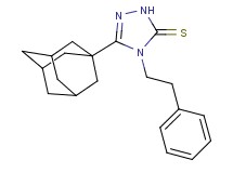 5-(1-adamantyl)-4-(2-phenylethyl)-2,4-dihydro-3H-1,2,4-triazole-3-thione