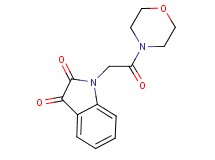1-[2-(4-morpholinyl)-2-oxoethyl]-1H-indole-2,3-dione