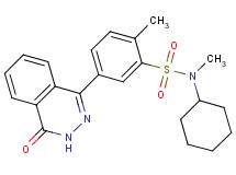 N-cyclohexyl-N,2-dimethyl-5-(4-oxo-3,4-dihydro-1-phthalazinyl)benzenesulfonamide