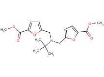 dimethyl 5,5'-[(tert-butylimino)bis(methylene)]di(2-furoate) hydrochloride