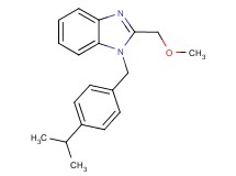 1-(4-isopropylbenzyl)-2-(methoxymethyl)-1H-benzimidazole
