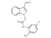 N-(5-chloro-2-methylphenyl)-2-(3-formyl-1H-indol-1-yl)acetamide