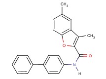 N-4-biphenylyl-3,5-dimethyl-1-benzofuran-2-carboxamide