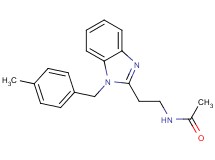 N-{2-[1-(4-methylbenzyl)-1H-benzimidazol-2-yl]ethyl}acetamide