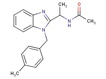 N-{1-[1-(4-methylbenzyl)-1H-benzimidazol-2-yl]ethyl}acetamide