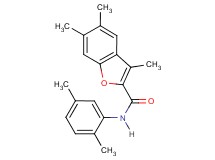 N-(2,5-dimethylphenyl)-3,5,6-trimethyl-1-benzofuran-2-carboxamide