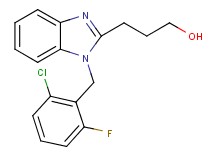 3-[1-(2-chloro-6-fluorobenzyl)-1H-benzimidazol-2-yl]-1-propanol