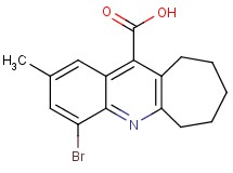 4-bromo-2-methyl-7,8,9,10-tetrahydro-6H-cyclohepta[b]quinoline-11-carboxylic acid