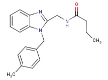 N-{[1-(4-methylbenzyl)-1H-benzimidazol-2-yl]methyl}butanamide