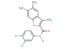 N-(3,4-dichlorophenyl)-3,5,6-trimethyl-1-benzofuran-2-carboxamide