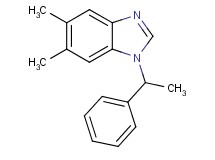 5,6-dimethyl-1-(1-phenylethyl)-1H-benzimidazole