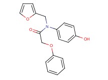 N-(2-furylmethyl)-N-(4-hydroxyphenyl)-2-phenoxyacetamide