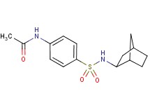 N-{4-[(bicyclo[2.2.1]hept-2-ylamino)sulfonyl]phenyl}acetamide