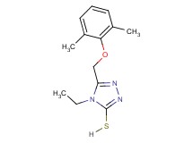 5-[(2,6-dimethylphenoxy)methyl]-4-ethyl-4H-1,2,4-triazole-3-thiol