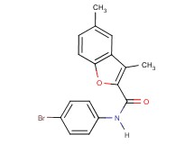 N-(4-bromophenyl)-3,5-dimethyl-1-benzofuran-2-carboxamide