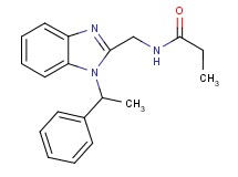 N-{[1-(1-phenylethyl)-1H-benzimidazol-2-yl]methyl}propanamide