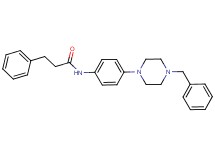 N-[4-(4-benzyl-1-piperazinyl)phenyl]-3-phenylpropanamide