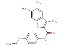 N-(4-ethoxyphenyl)-3,5,6-trimethyl-1-benzofuran-2-carboxamide