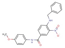 4-(benzylamino)-N-(4-methoxyphenyl)-3-nitrobenzamide