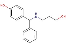 4-[[(3-hydroxypropyl)amino](phenyl)methyl]phenol