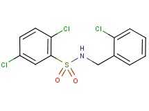 2,5-dichloro-N-(2-chlorobenzyl)benzenesulfonamide