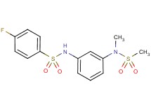 4-fluoro-N-{3-[methyl(methylsulfonyl)amino]phenyl}benzenesulfonamide
